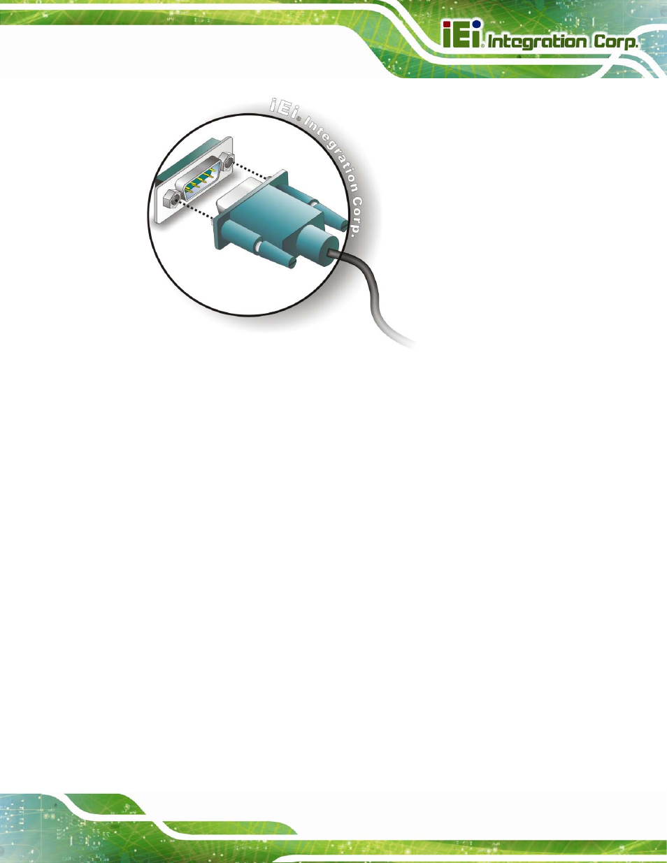 5 usb connection, Figure 4-15: serial device connector | IEI Integration KINO-CV-D25501_N26001 User Manual | Page 79 / 167