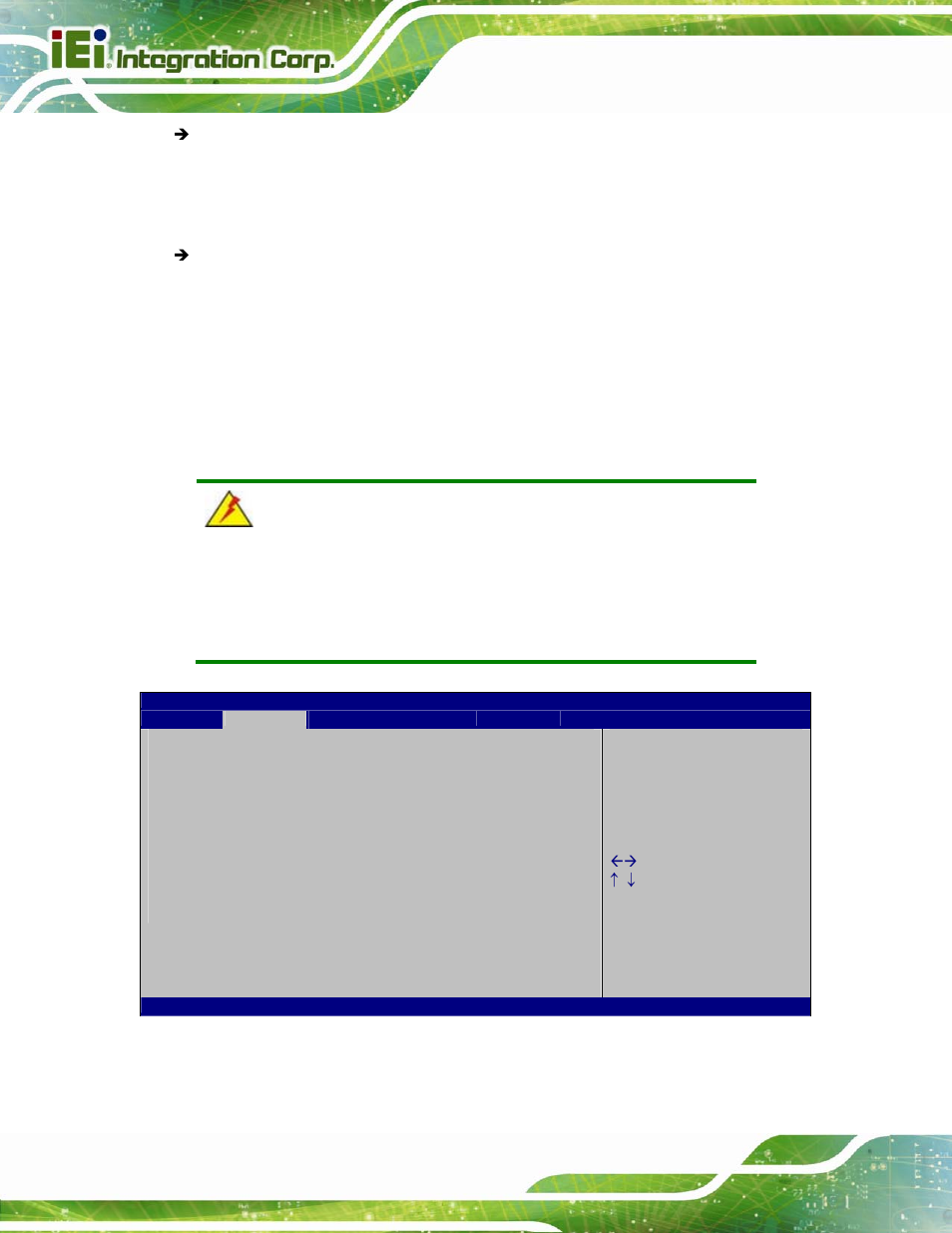 3 advanced, Dvanced, Bios menu 2: advanced | IEI Integration KINO-CV-D25501_N26001 User Manual | Page 88 / 167