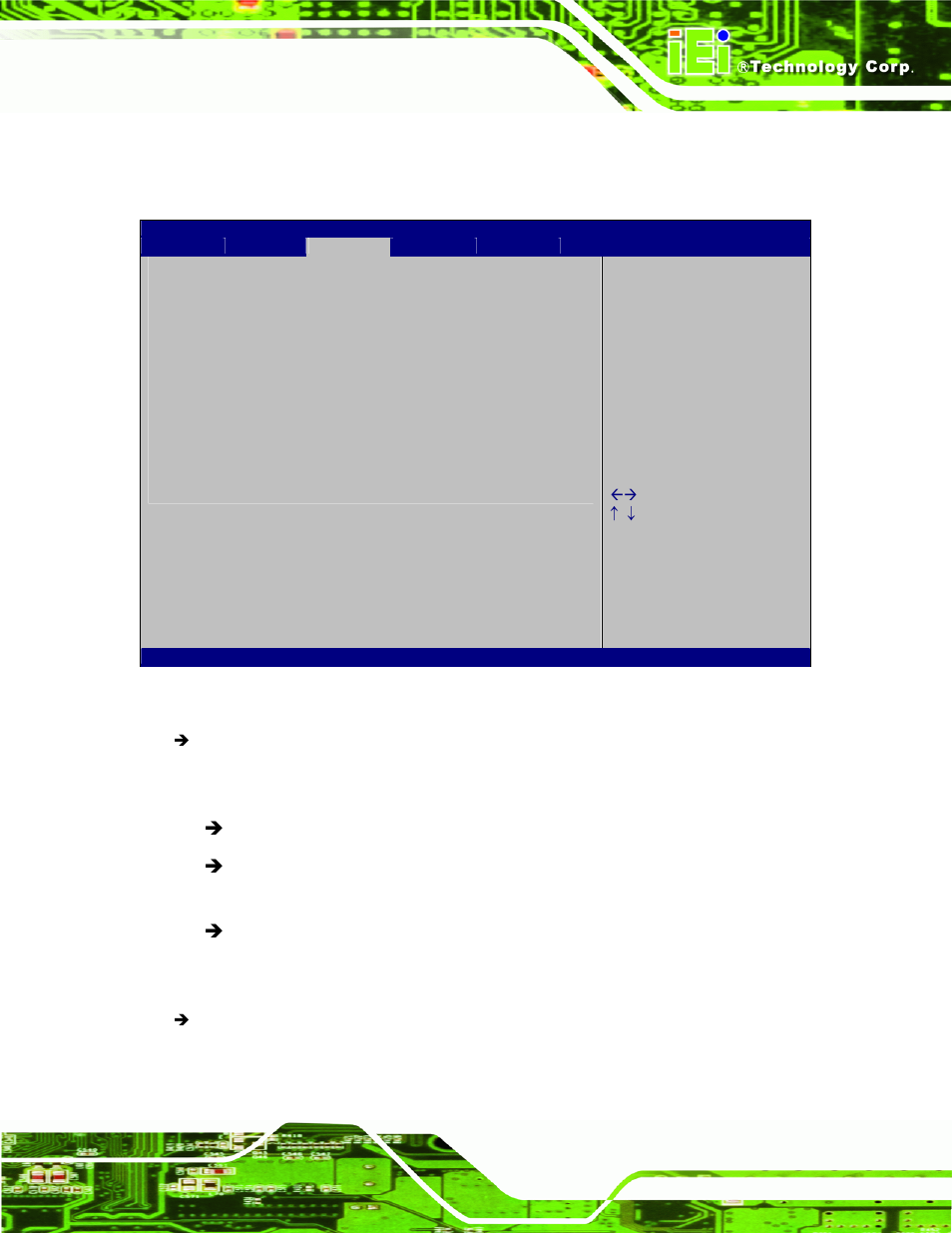 1 pch-io configuration, Bios menu 19:pch-io configuration | IEI Integration KINO-QM770 User Manual | Page 119 / 208