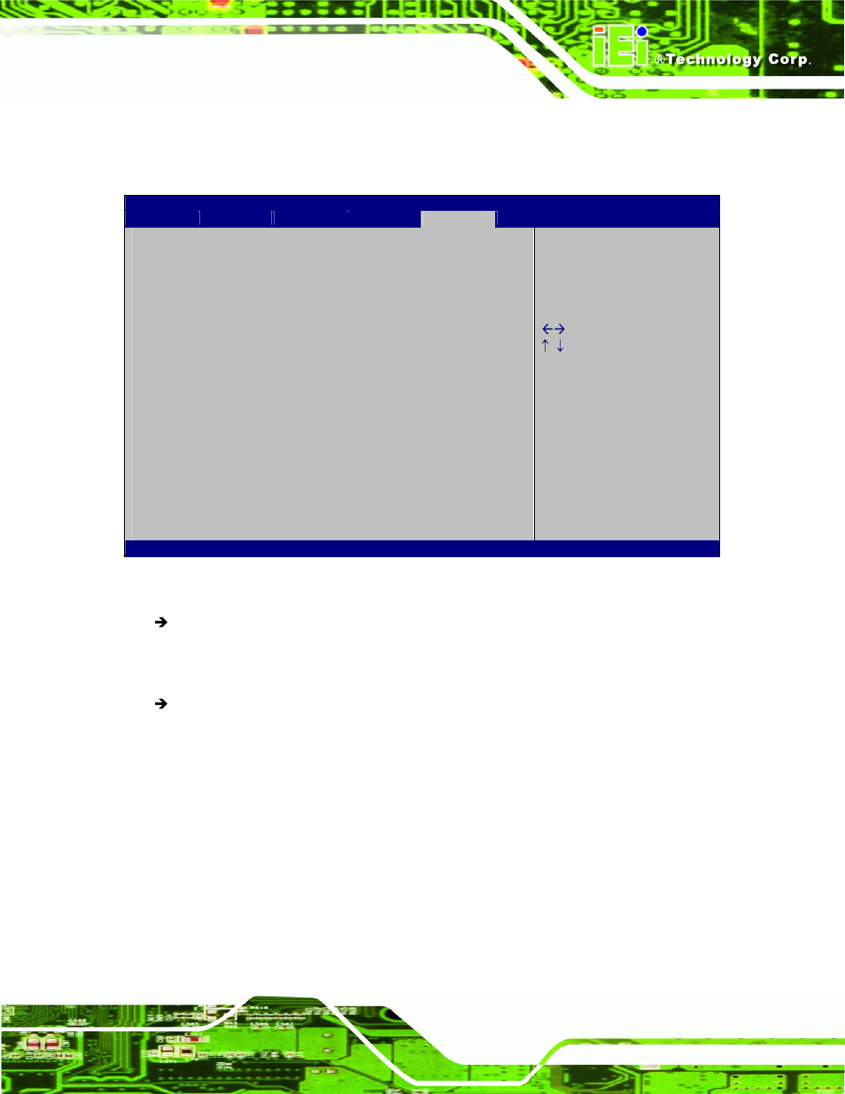 6 security, 7 exit, Ecurity | Bios menu 24: security | IEI Integration KINO-QM770 User Manual | Page 127 / 208