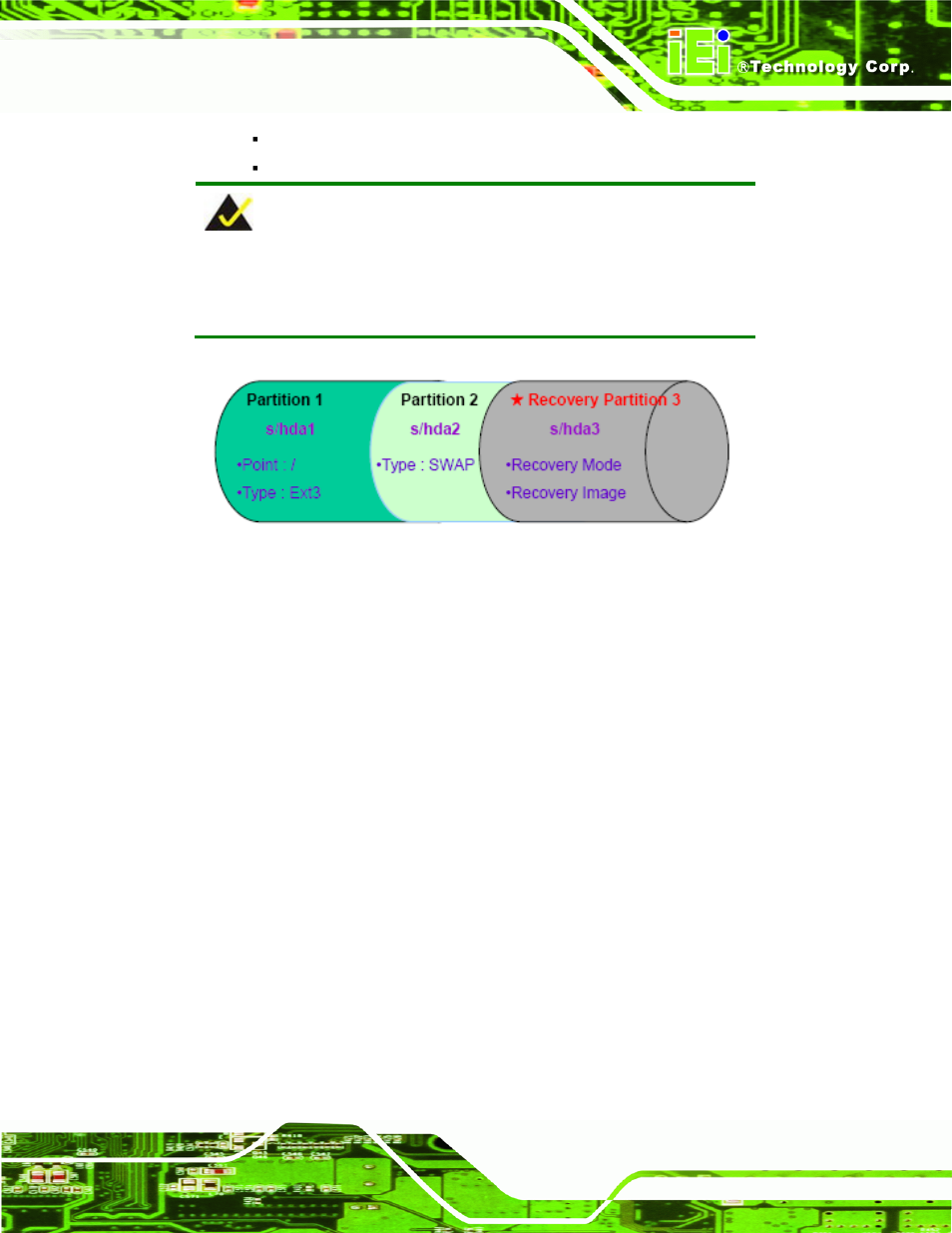 Figure b-31: partitions for linux | IEI Integration KINO-QM770 User Manual | Page 179 / 208