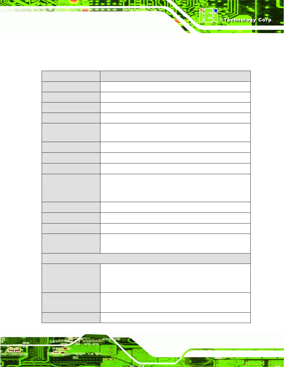 7 technical specifications, Echnical, Pecifications | IEI Integration KINO-QM770 User Manual | Page 23 / 208