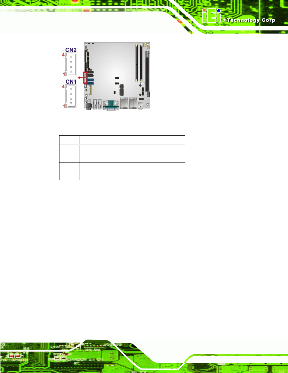 21 smbus connector, Figure 3-22: sata power connector locations, Table 3-23: sata power connector pinouts | IEI Integration KINO-QM770 User Manual | Page 55 / 208