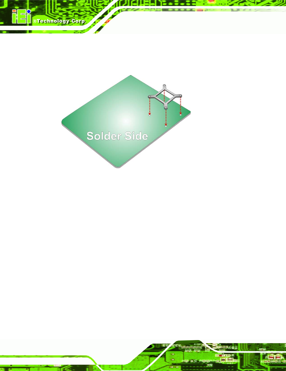 Figure 4-3: install support bracket | IEI Integration KINO-QM770 User Manual | Page 74 / 208