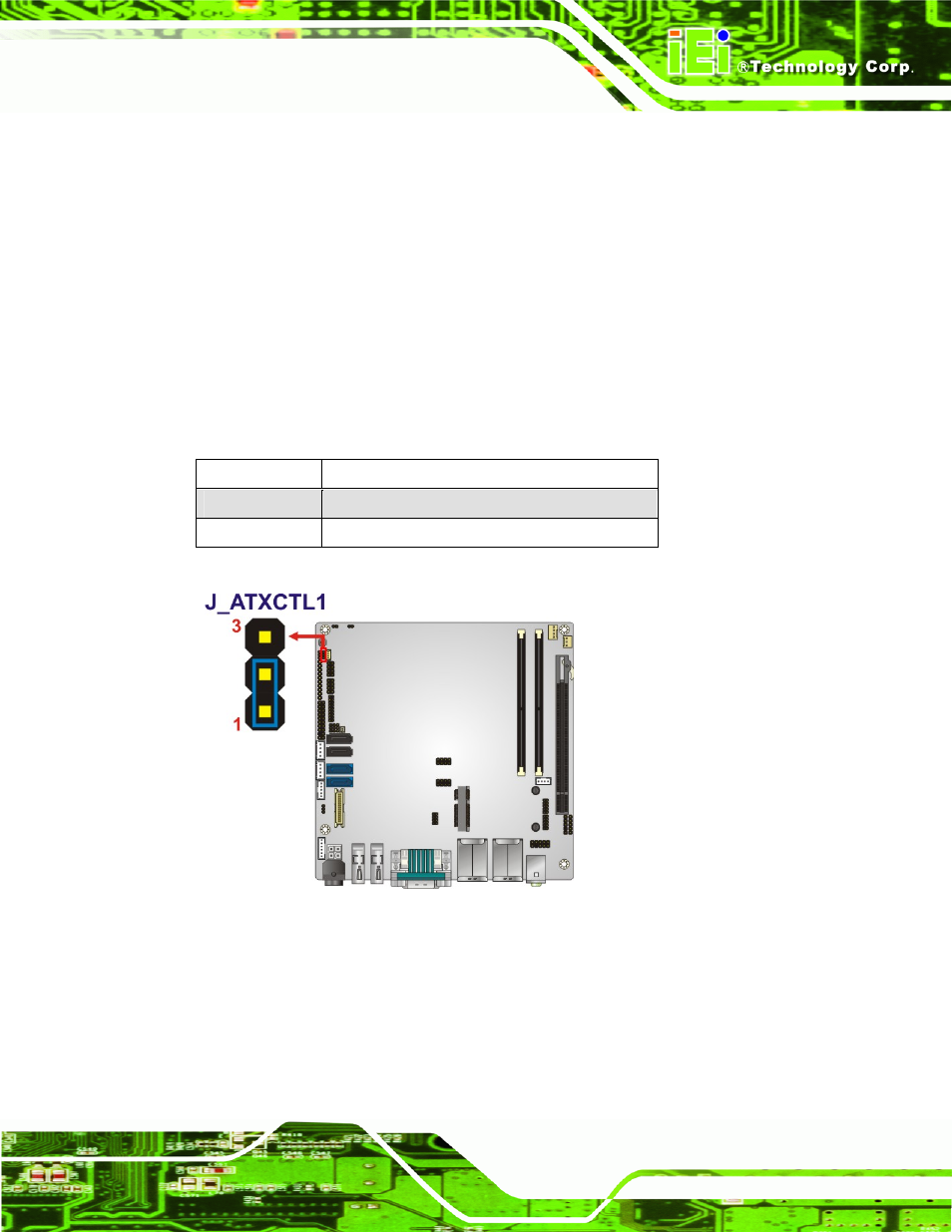 1 at/atx mode selection, 2 clear cmos, Figure 4-8: at/atx mode selection jumper location | Table 4-2: at/atx mode selection jumper settings | IEI Integration KINO-QM770 User Manual | Page 79 / 208