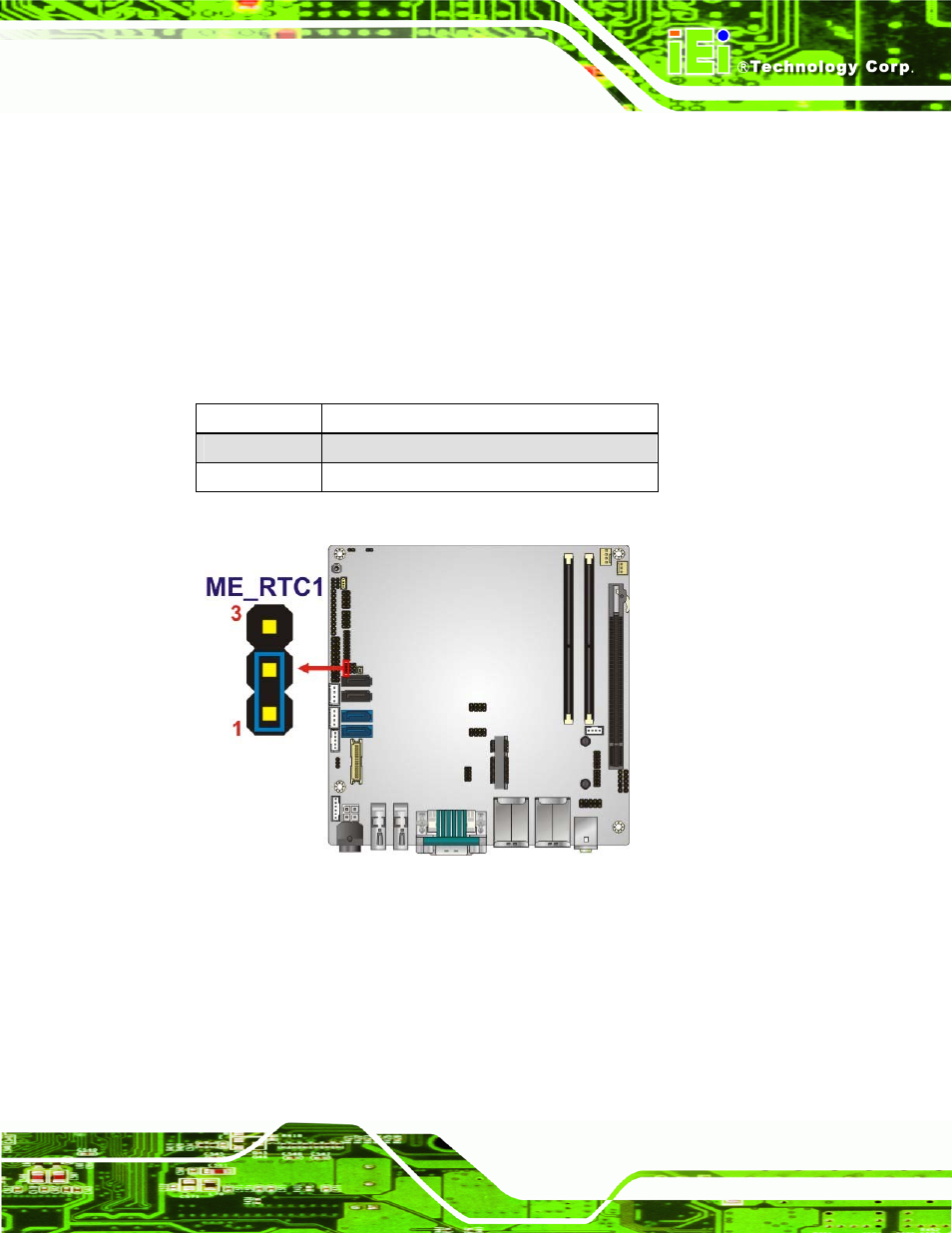 3 clear me rtc registers, 4 display mode selection, Table 4-4: clear me rtc registers jumper settings | IEI Integration KINO-QM770 User Manual | Page 81 / 208