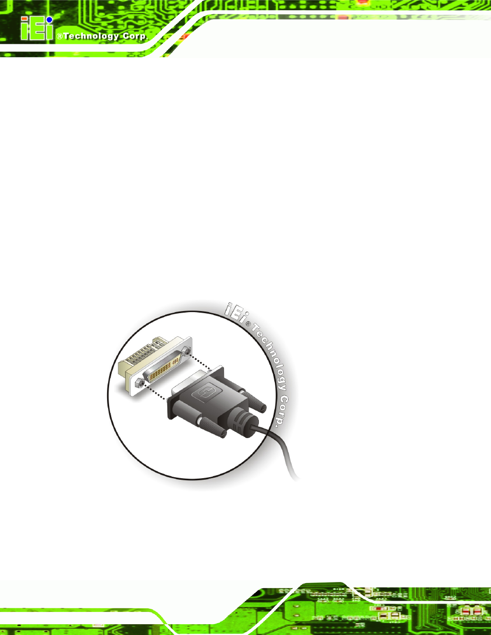 2 dvi display device connection, Figure 4-19: dvi connector | IEI Integration KINO-QM770 User Manual | Page 90 / 208