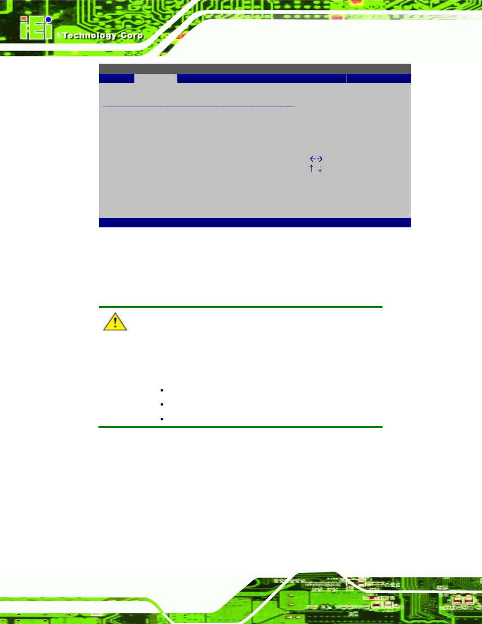 B.4 setup procedure for linux, Etup, Rocedure for | Inux, Bios menu 26: iei feature | IEI Integration KINO-AQ870 User Manual | Page 134 / 165