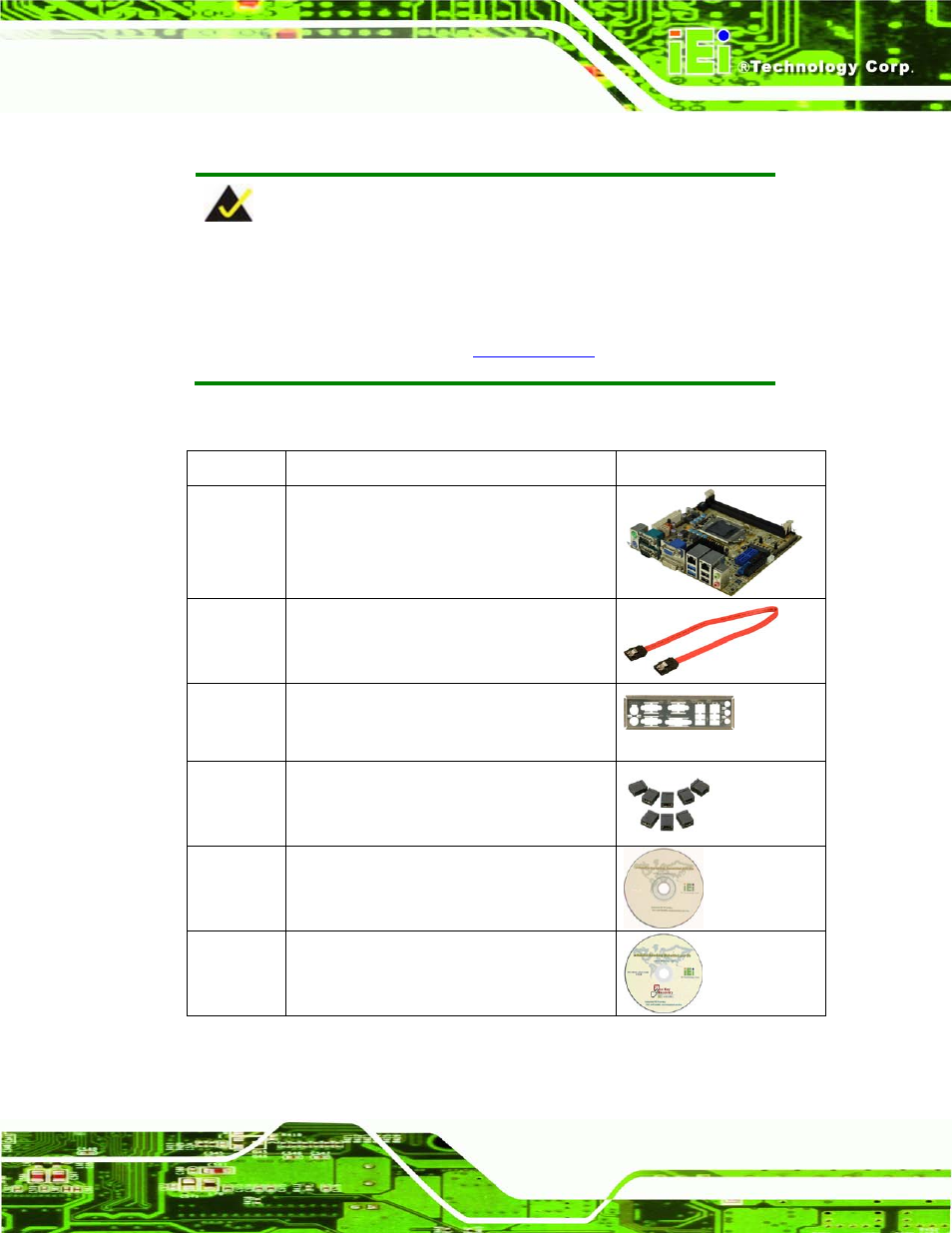 3 packing list, Acking, 3 p a c kin g lis t | IEI Integration KINO-AQ870 User Manual | Page 23 / 165