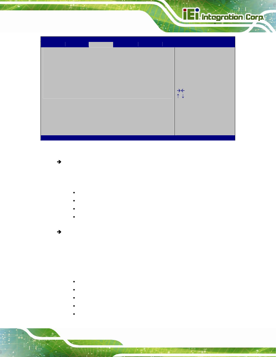Bios menu 21: graphics configuration | IEI Integration KINO-DQM871 User Manual | Page 125 / 213