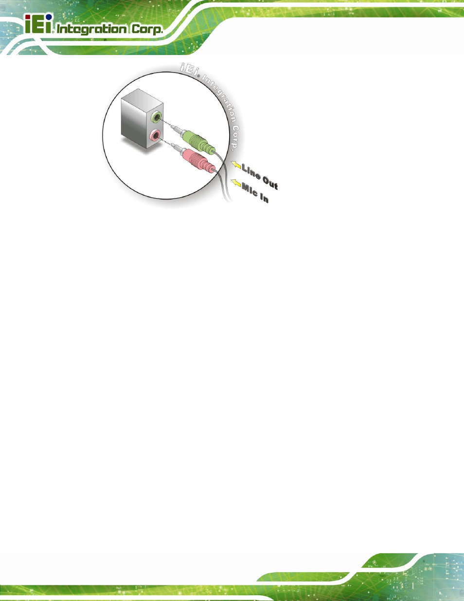 2 hdmi display device connection, Figure 4-11: audio connector | IEI Integration KINO-DQM871 User Manual | Page 86 / 213