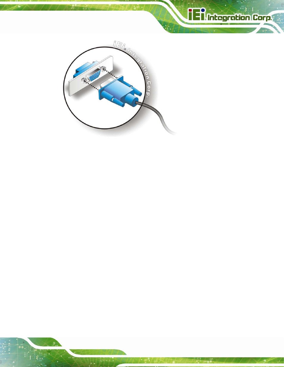 10 intel® amt setup procedure, Ntel, Etup | Rocedure, Figure 4-16: vga connector, 10 intel, Amt setup procedure | IEI Integration KINO-DQM871 User Manual | Page 91 / 213