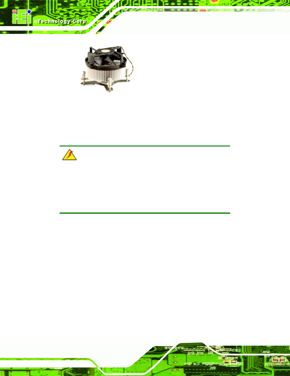 Figure 5-5: iei cf-520 cooling kit | IEI Integration IMB-Q354 v1.00 User Manual | Page 108 / 286