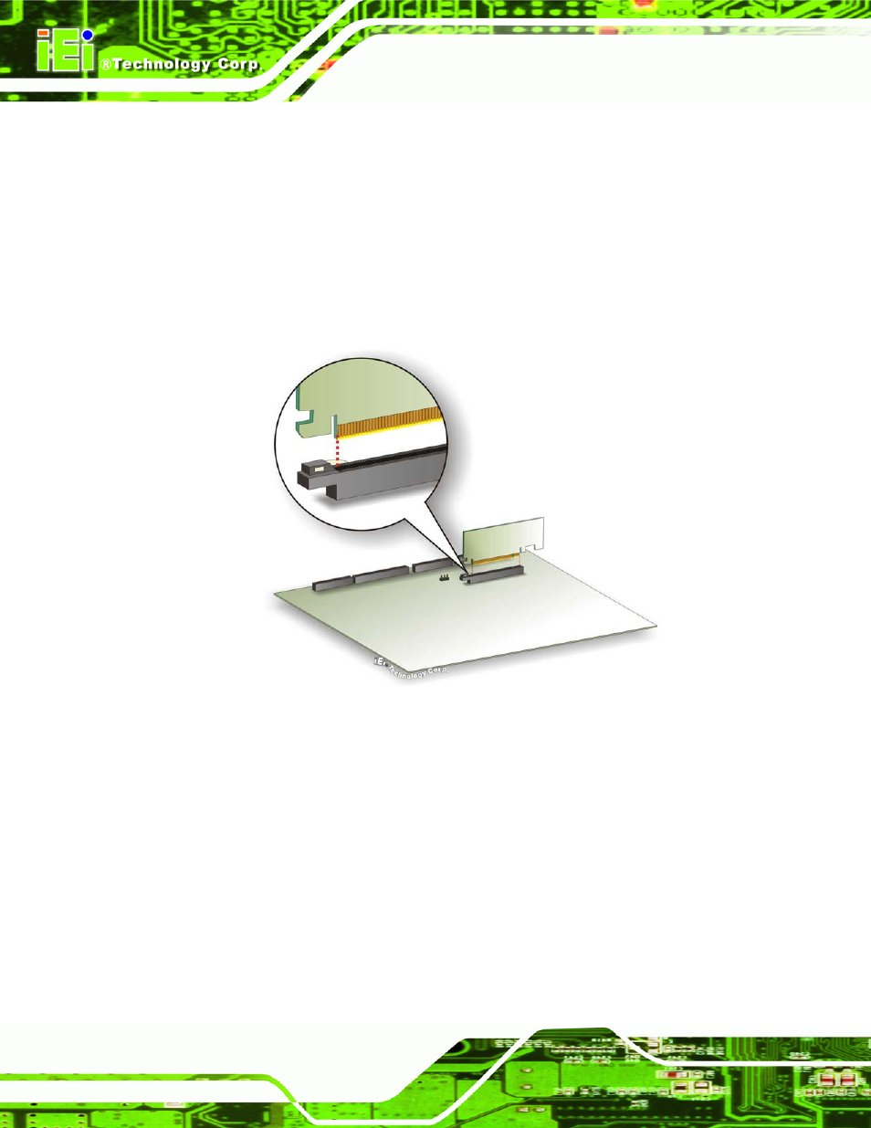 5 pcie x16 expansion card installation, Figure 5-16: pcie x16 installation | IEI Integration IMB-Q354 v1.00 User Manual | Page 122 / 286