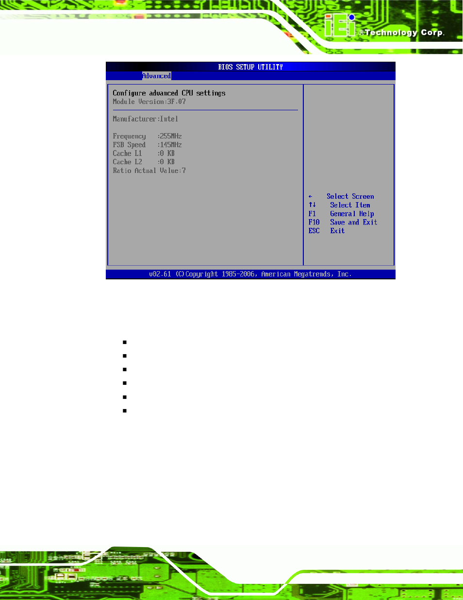 2 ide configuration, Menu 3: cpu configuration | IEI Integration IMB-Q354 v1.00 User Manual | Page 137 / 286