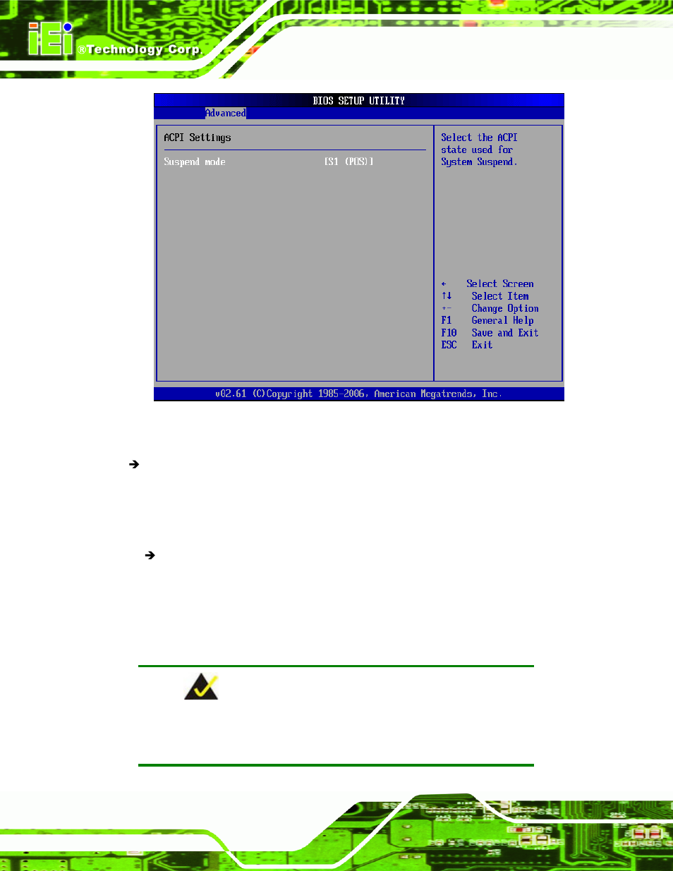 7 ahci configuration, 1 ahci port n, Menu 9: acpi configuration | 7 on, Section 6.3.7 | IEI Integration IMB-Q354 v1.00 User Manual | Page 152 / 286