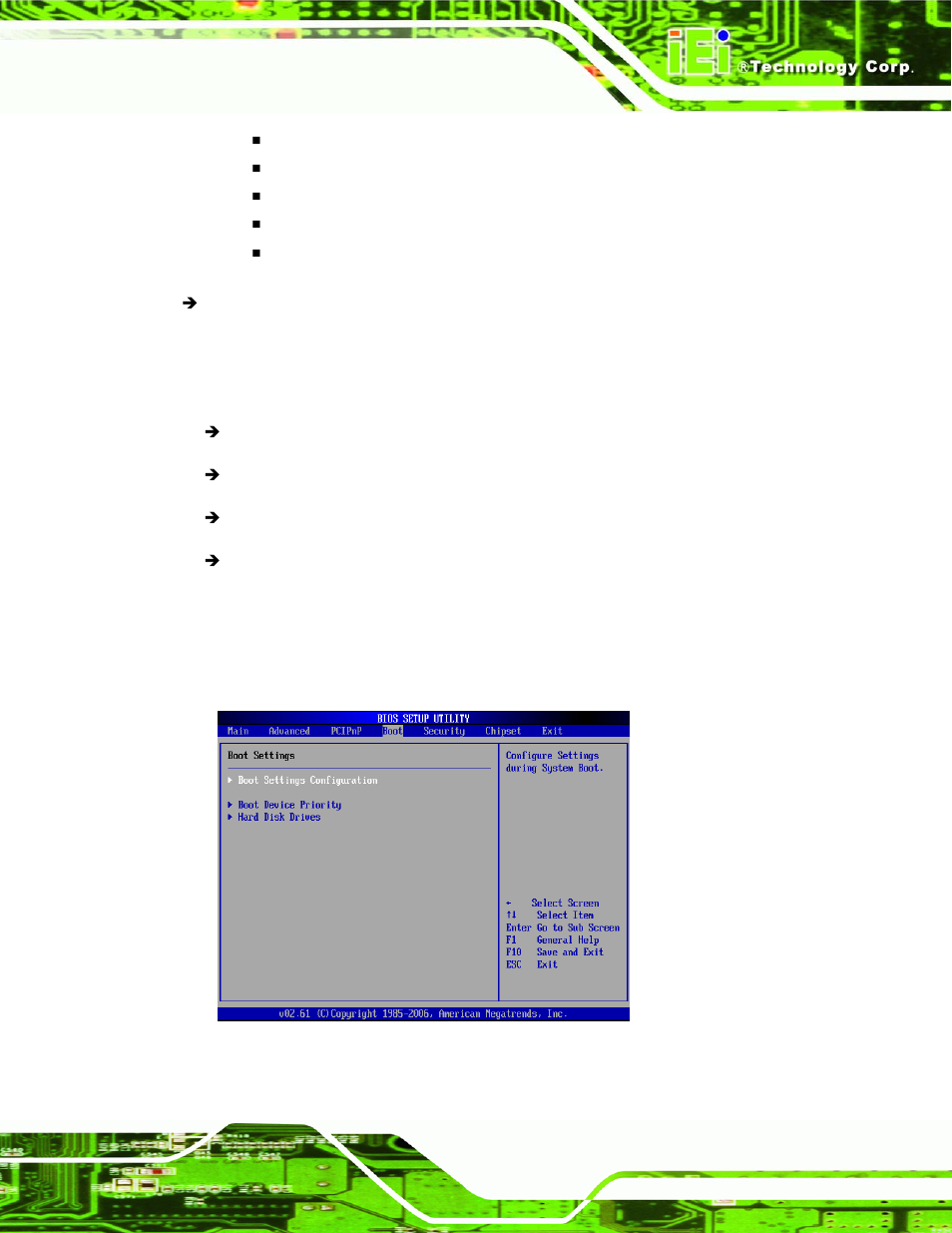 5 boot, Menu 19: boot | IEI Integration IMB-Q354 v1.00 User Manual | Page 167 / 286