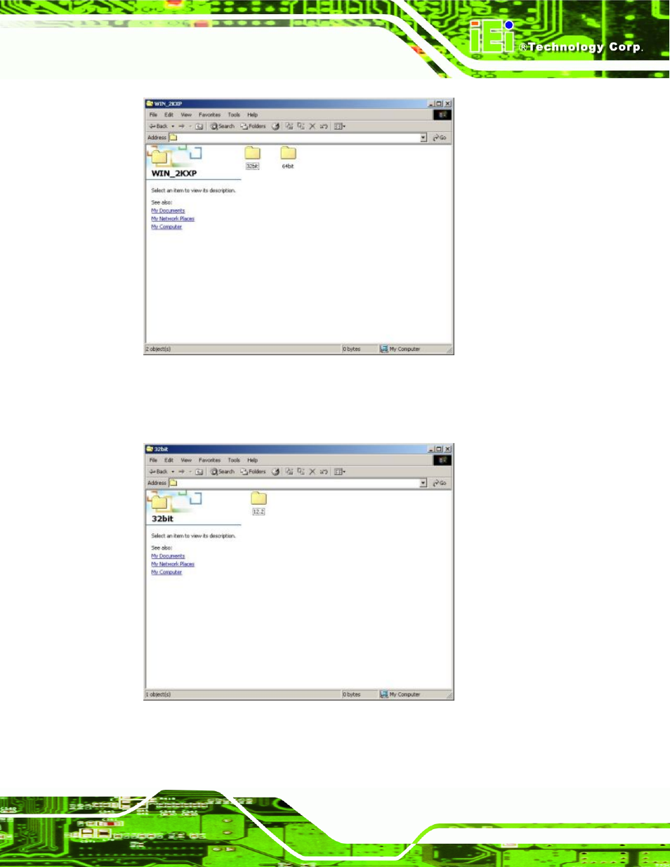 Figure 7-31: select operating system type, Figure 7-32: driver directory | IEI Integration IMB-Q354 v1.00 User Manual | Page 203 / 286