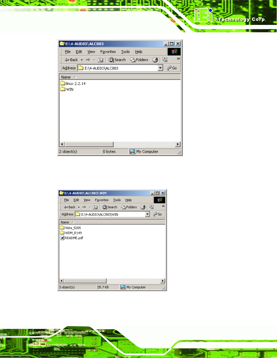 Figure 7-43: select the os, Figure 7-44: select the os version | IEI Integration IMB-Q354 v1.00 User Manual | Page 211 / 286