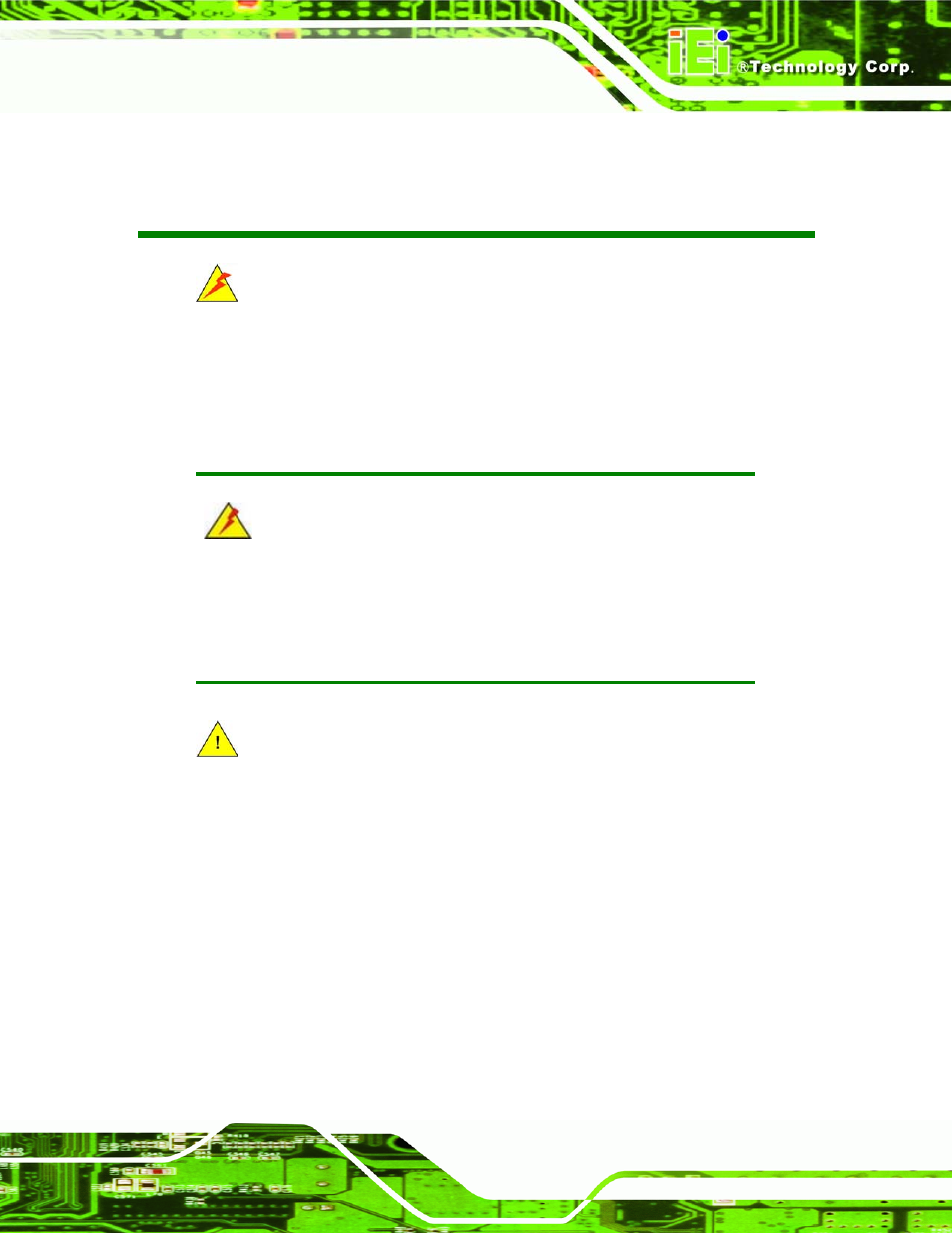 Manual conventions | IEI Integration IMB-Q354 v1.00 User Manual | Page 3 / 286
