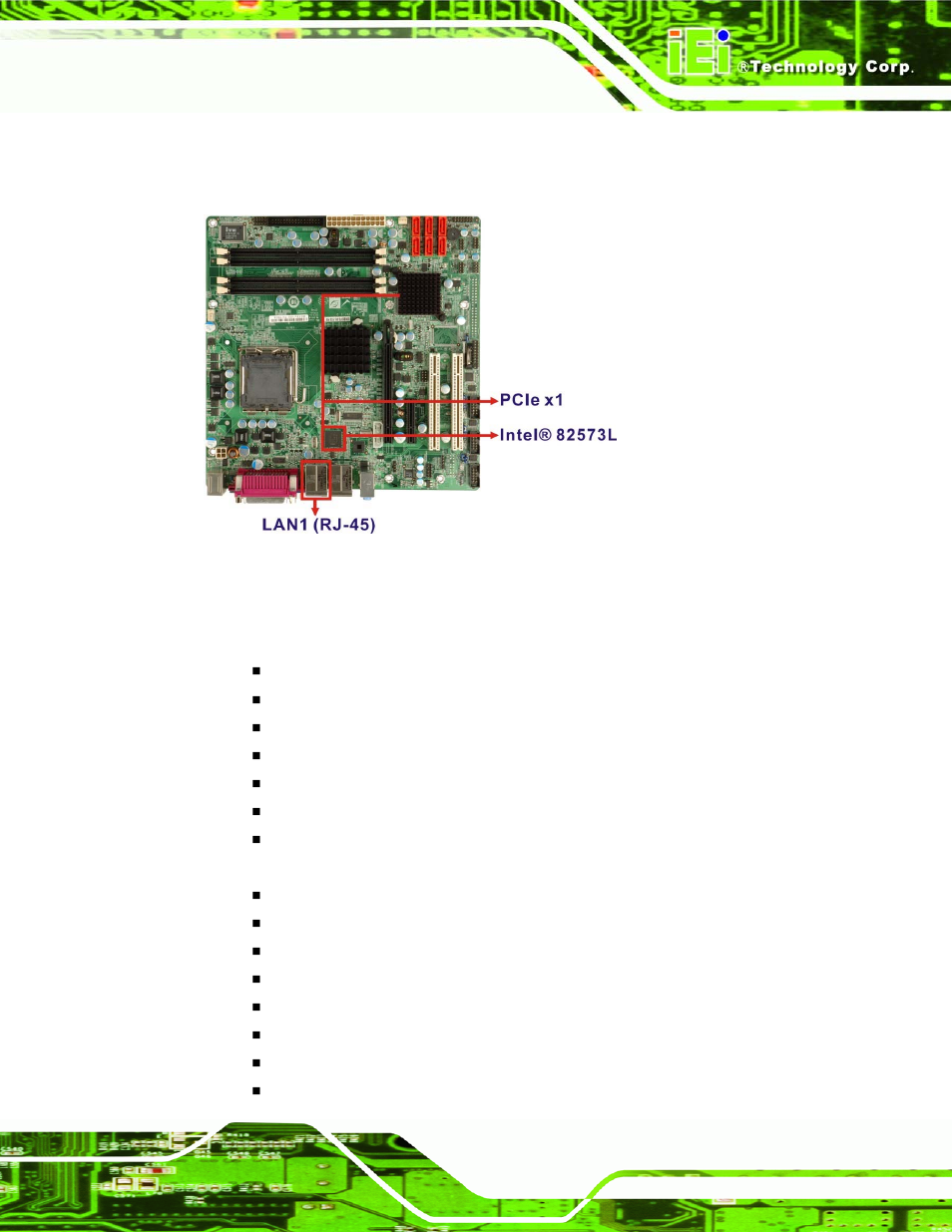 Figure 2-14: intel® 82573l pcie gbe controller | IEI Integration IMB-Q354 v1.00 User Manual | Page 51 / 286
