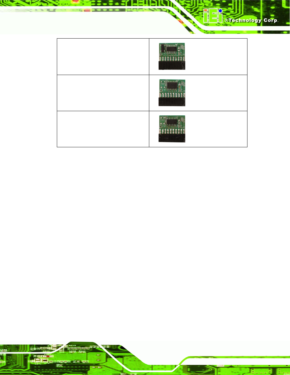 Table 3-2: package list contents | IEI Integration IMB-Q354 v1.00 User Manual | Page 67 / 286