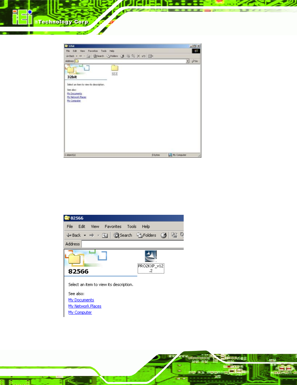Figure 6-22: driver directory, Figure 6-22 appe | IEI Integration IMB-Q354 v1.10 User Manual | Page 146 / 216