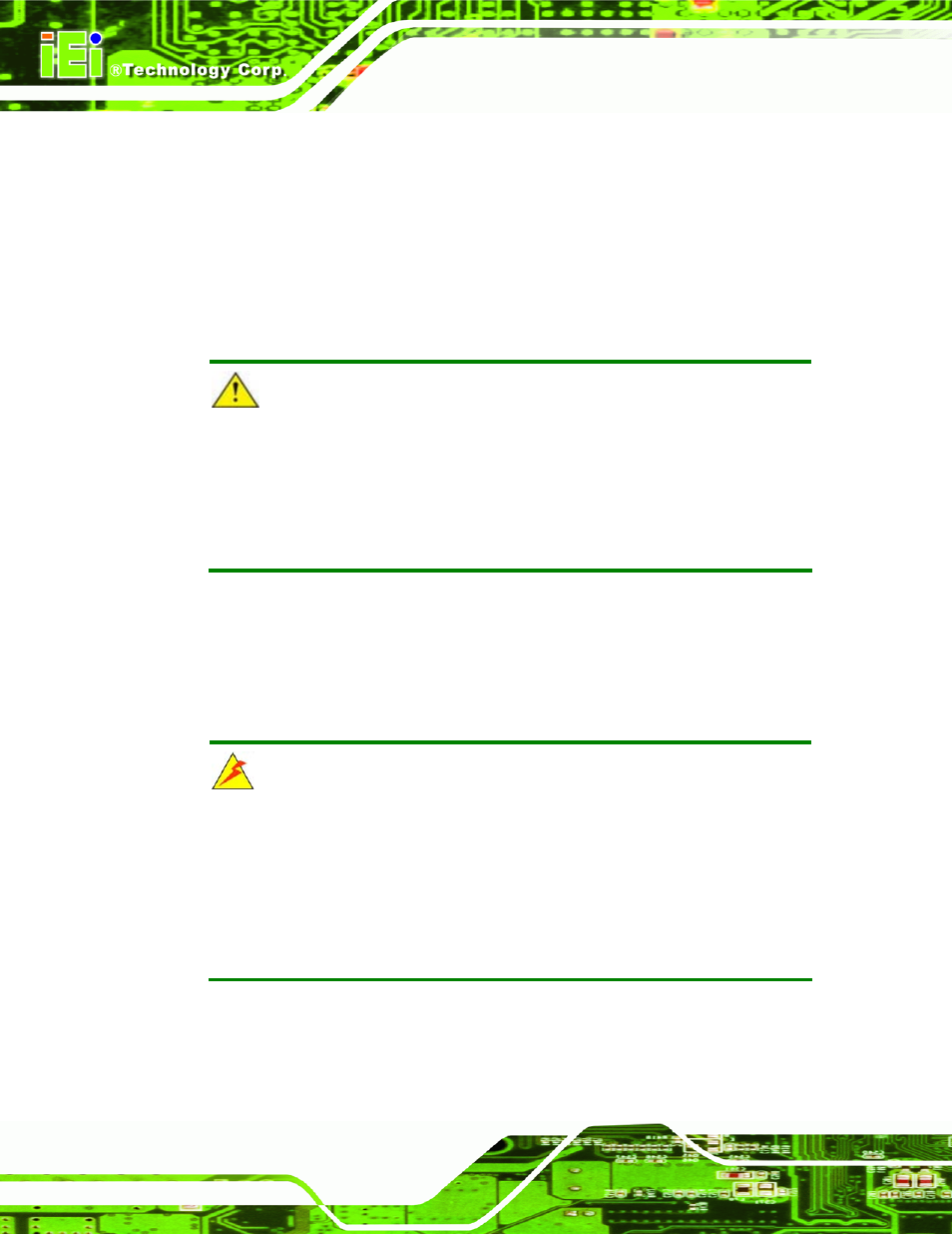 F.1 introduction, F.1.1 precautions, Ntroduction | IEI Integration IMB-Q354 v1.10 User Manual | Page 200 / 216