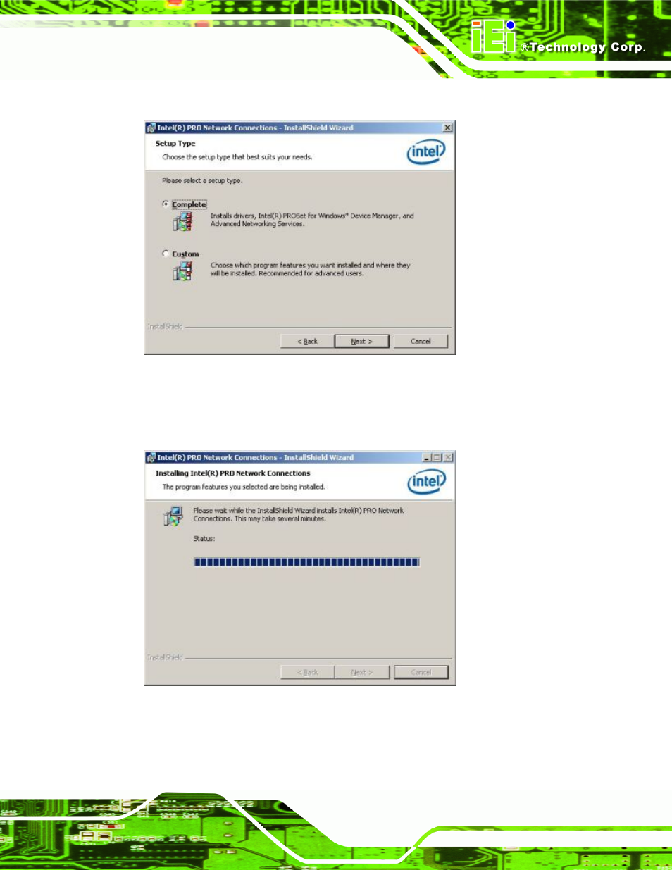 Figure 6-30: setup type | IEI Integration IMB-Q354 v1.20 User Manual | Page 145 / 190