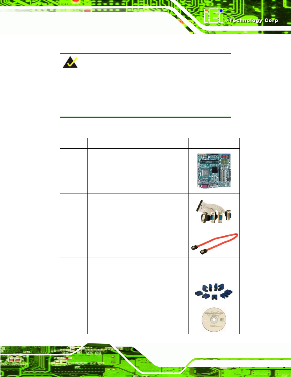 3 packing list, Acking | IEI Integration IMB-G41A User Manual | Page 23 / 151