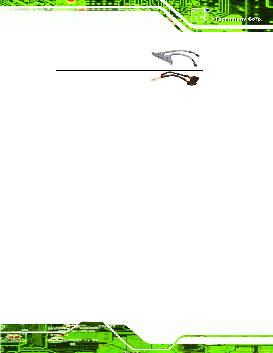 Table 2-2: optional items | IEI Integration IMB-G41A User Manual | Page 25 / 151