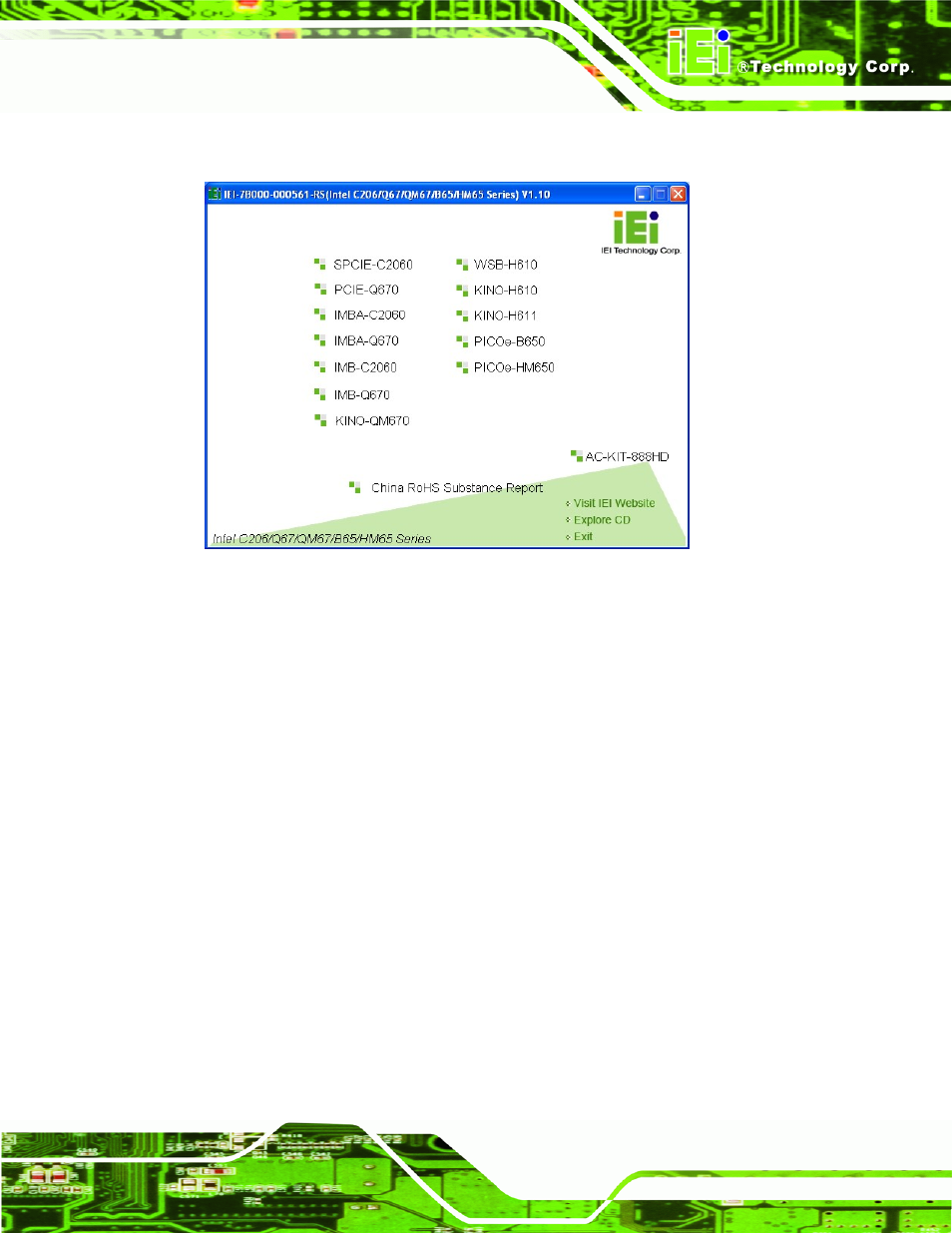 Figure 6-1: introduction screen | IEI Integration IMB-C2060 v1.03 User Manual | Page 131 / 179
