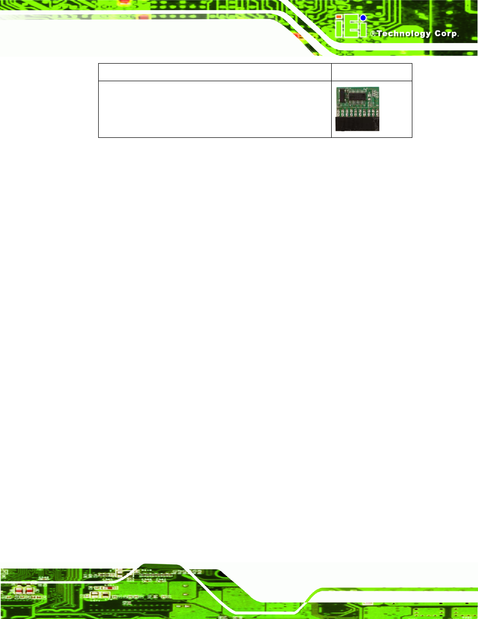 Table 2-2: optional items | IEI Integration IMB-C2060 v1.03 User Manual | Page 27 / 179