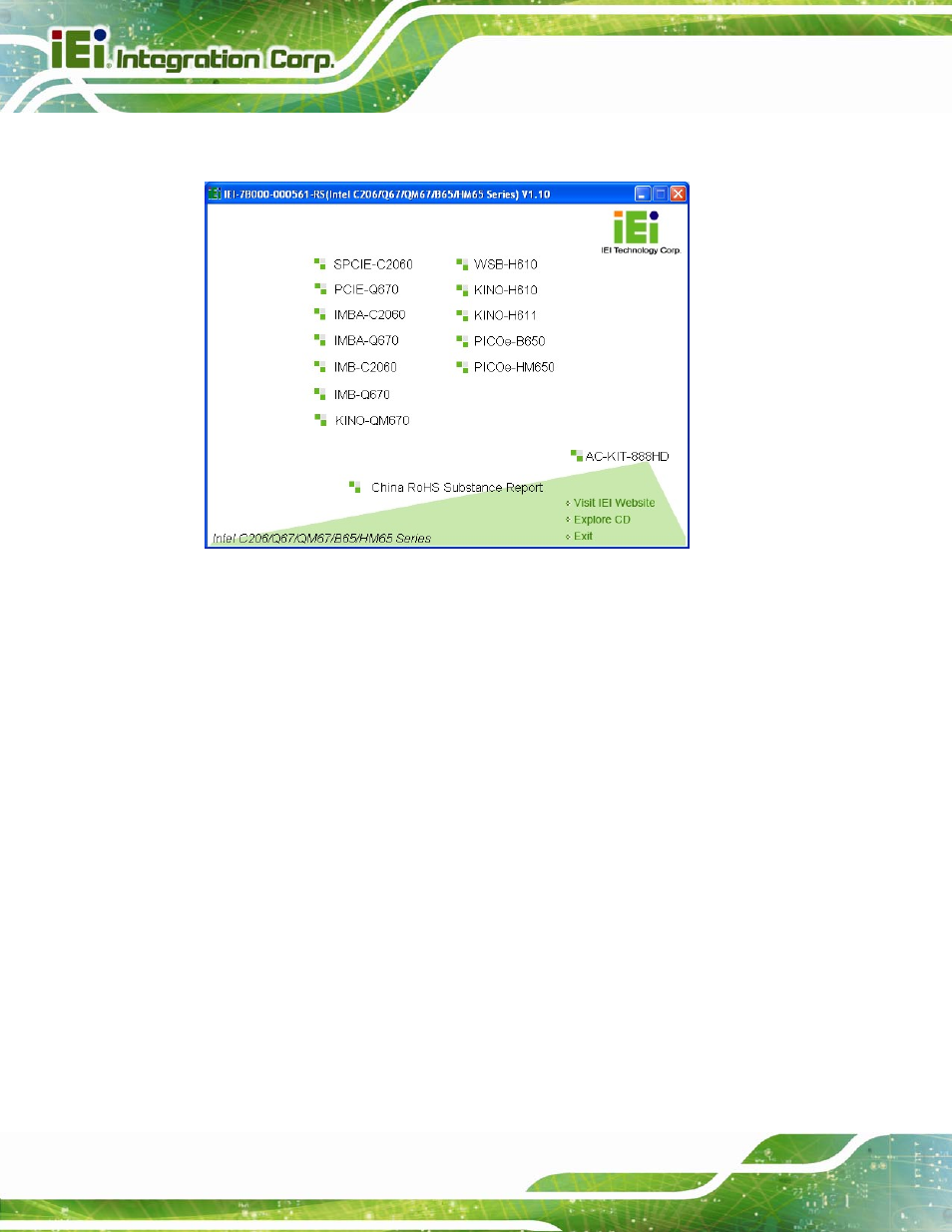 Figure 6-1: introduction screen | IEI Integration IMB-C2060 v2.00 User Manual | Page 132 / 183