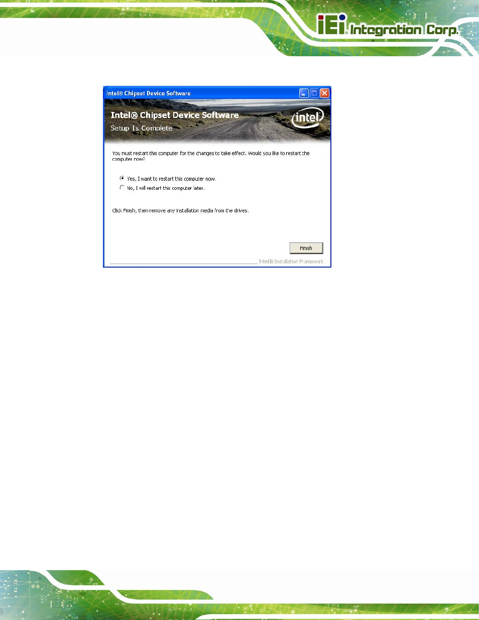 4 graphics driver installation, Raphics, River | Nstallation | IEI Integration IMB-C2060 v2.00 User Manual | Page 137 / 183