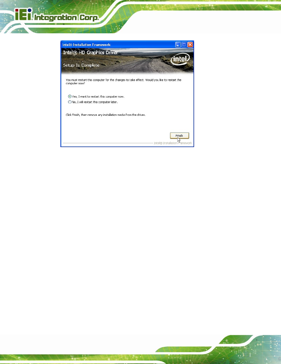 5 lan driver installation, River, Nstallation | IEI Integration IMB-C2060 v2.00 User Manual | Page 140 / 183