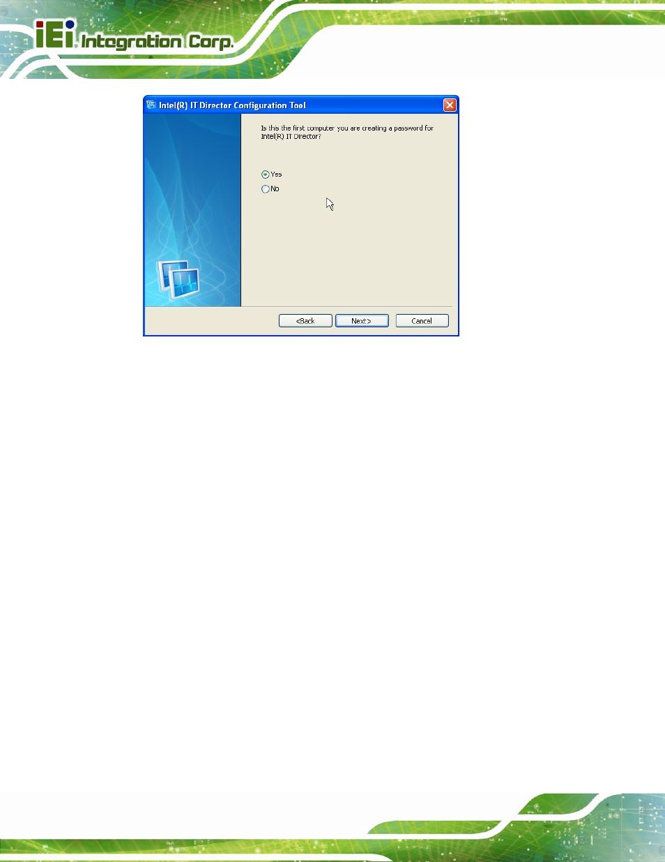 Figure 6-37: it director – creating password | IEI Integration IMB-C2060 v2.00 User Manual | Page 158 / 183