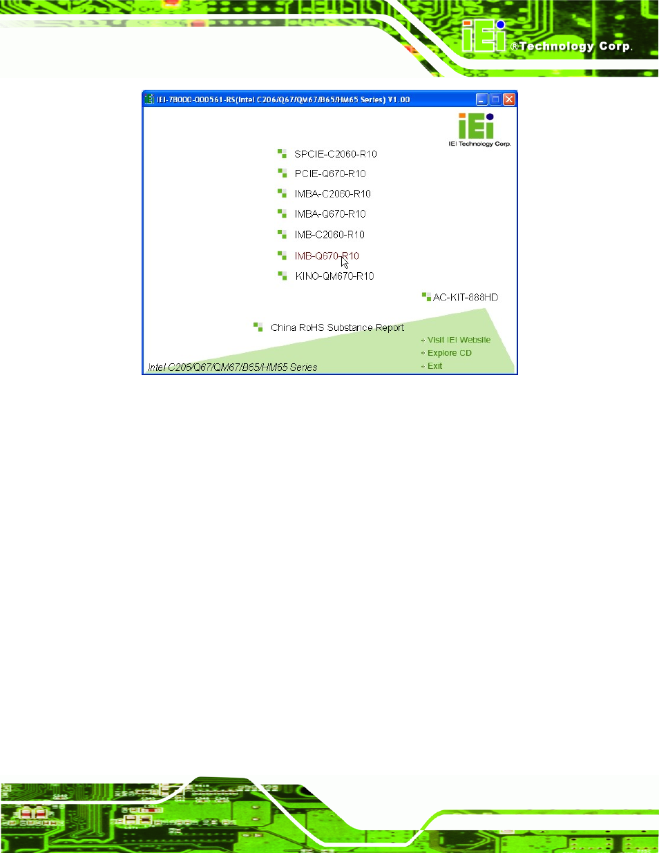Figure 4-22: introduction screen | IEI Integration IMB-Q670 v1.00 User Manual | Page 81 / 148