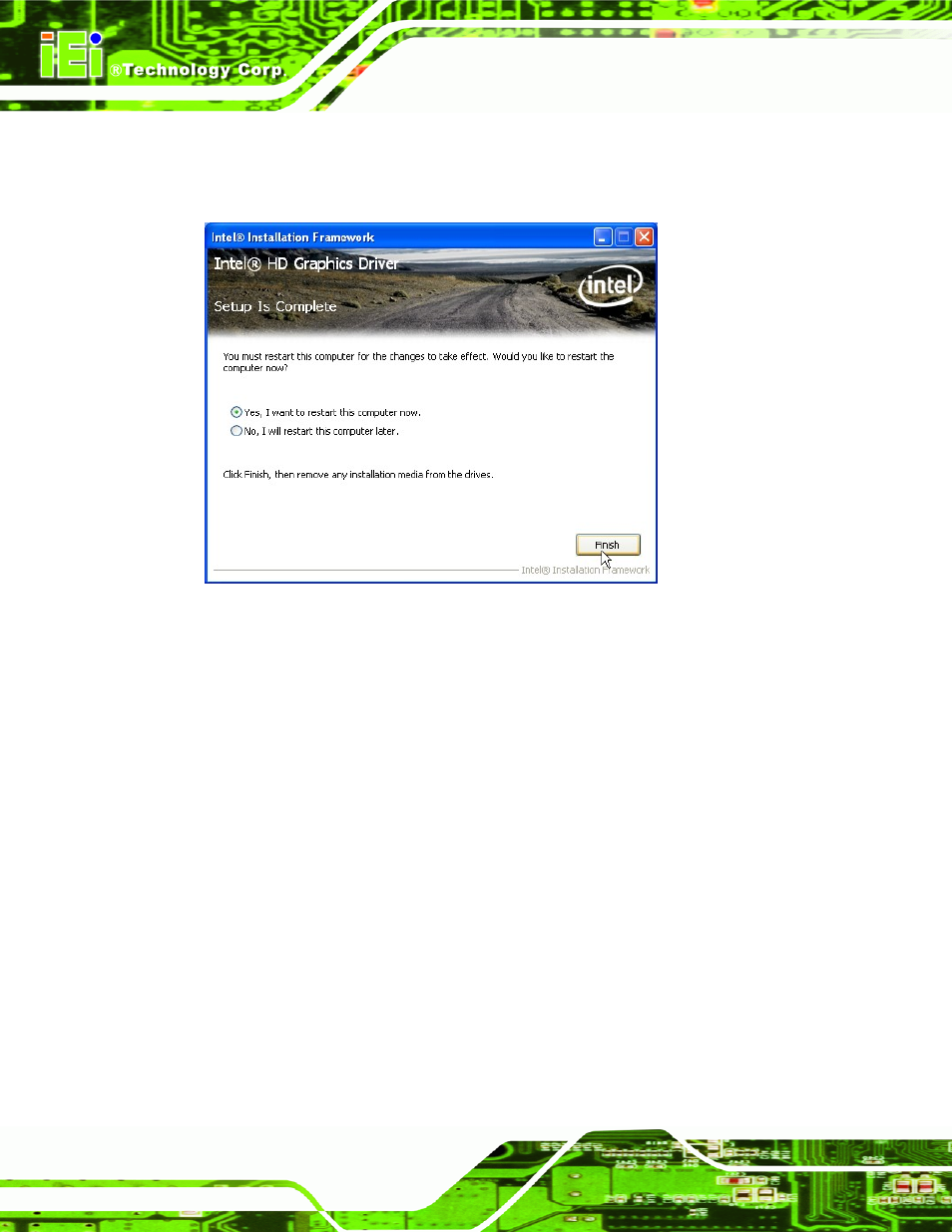 5 lan driver installation, River, Nstallation | IEI Integration IMB-Q670 v2.00 User Manual | Page 140 / 180
