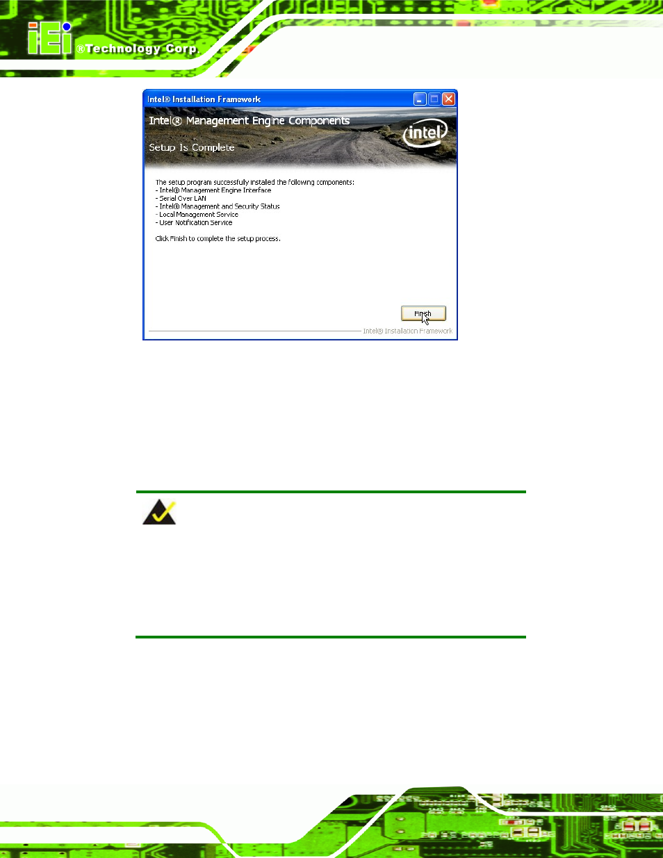 2 intel® it director application installation | IEI Integration IMB-Q670 v1.03 User Manual | Page 154 / 180