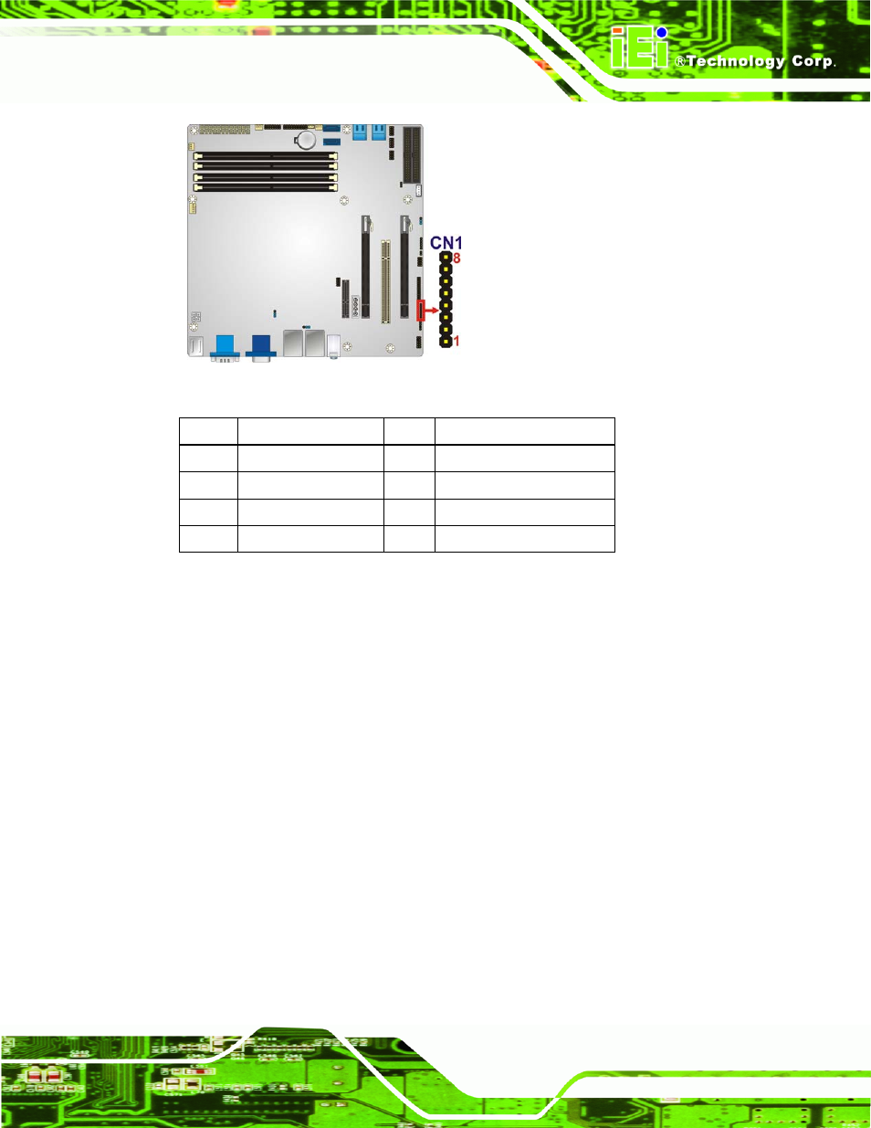 9 infrared interface connector, Figure 3-9: fw programming connector location, Table 3-10: fw programming connector pinouts | IEI Integration IMB-Q670 v1.03 User Manual | Page 39 / 180