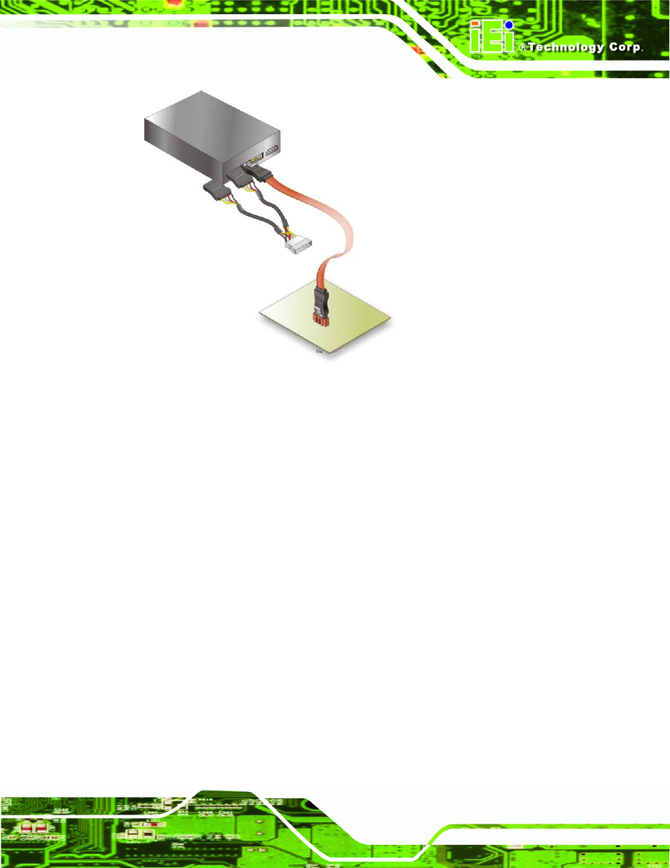 5 external peripheral interface connection, 1 audio connector, Xternal | Eripheral, Nterface, Onnection, Figure 4-14: sata power drive connection | IEI Integration IMB-Q670 v1.03 User Manual | Page 75 / 180