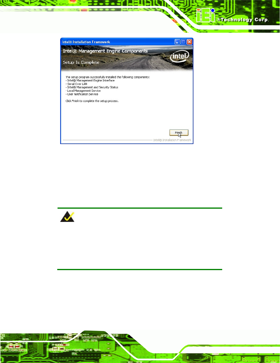 2 intel® it director application installation | IEI Integration IMB-Q670 v2.01 User Manual | Page 153 / 179
