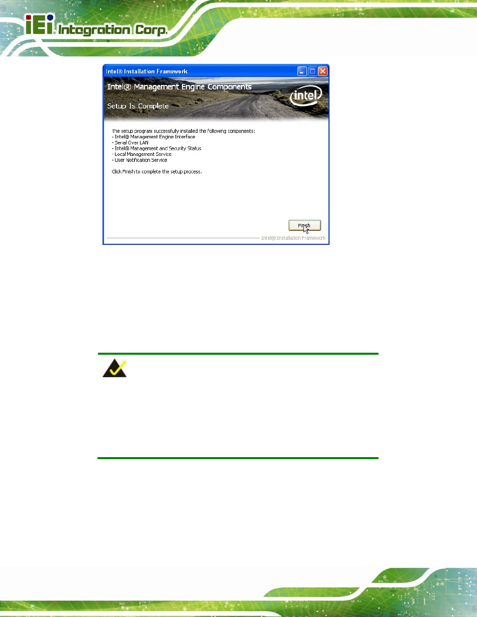 2 intel® it director application installation | IEI Integration IMB-Q670 v3.01 User Manual | Page 154 / 184