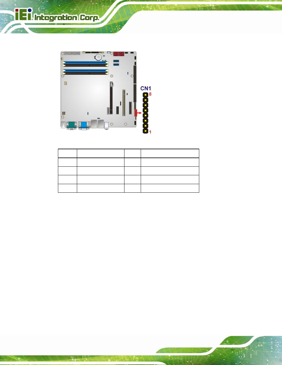 9 infrared interface connector, Figure 3-9: fw programming connector location, Table 3-10: fw programming connector pinouts | IEI Integration IMB-Q670 v3.01 User Manual | Page 40 / 184