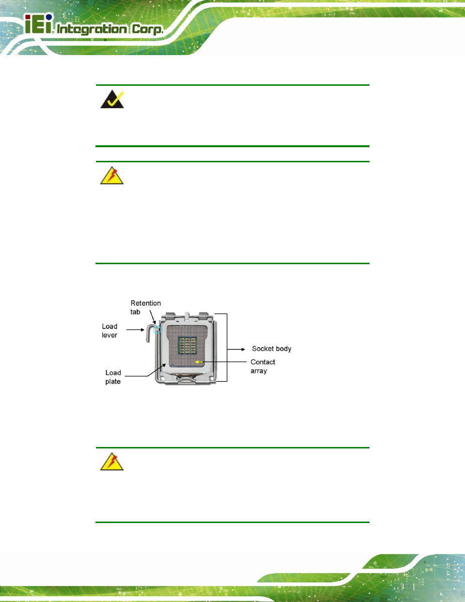 1 socket lga1155 cpu installation, Figure 4-1: intel lga1155 socket | IEI Integration IMB-Q670 v3.01 User Manual | Page 66 / 184