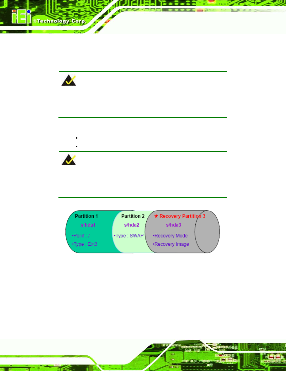 Figure b-29: partitions for linux | IEI Integration IMB-H612A User Manual | Page 165 / 199