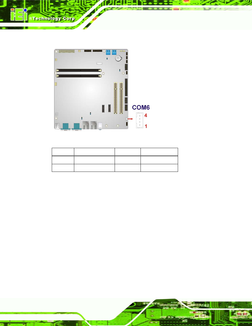 14 serial port connectors, rs-232 | IEI Integration IMB-H612A User Manual | Page 45 / 199