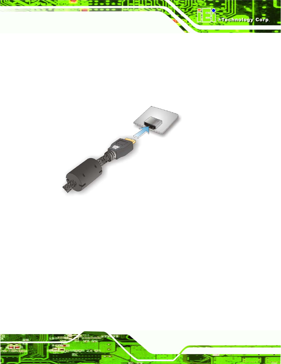 4 lan connection, Figure 4-14: hdmi connection | IEI Integration IMB-Q770 User Manual | Page 81 / 212