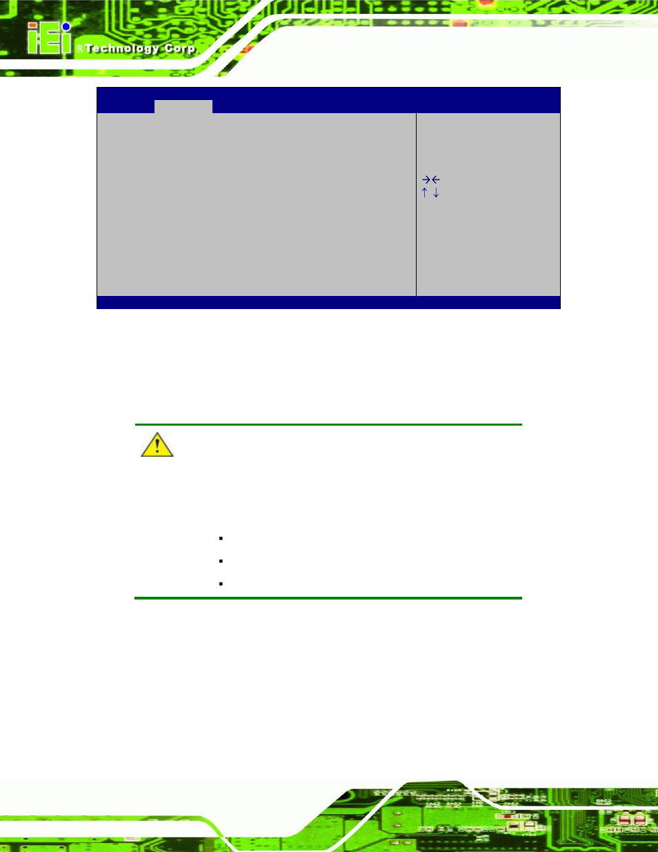 B.4 setup procedure for linux, Etup, Rocedure for | Inux, Bios menu 28: iei feature | IEI Integration IMB-C2160 User Manual | Page 175 / 205